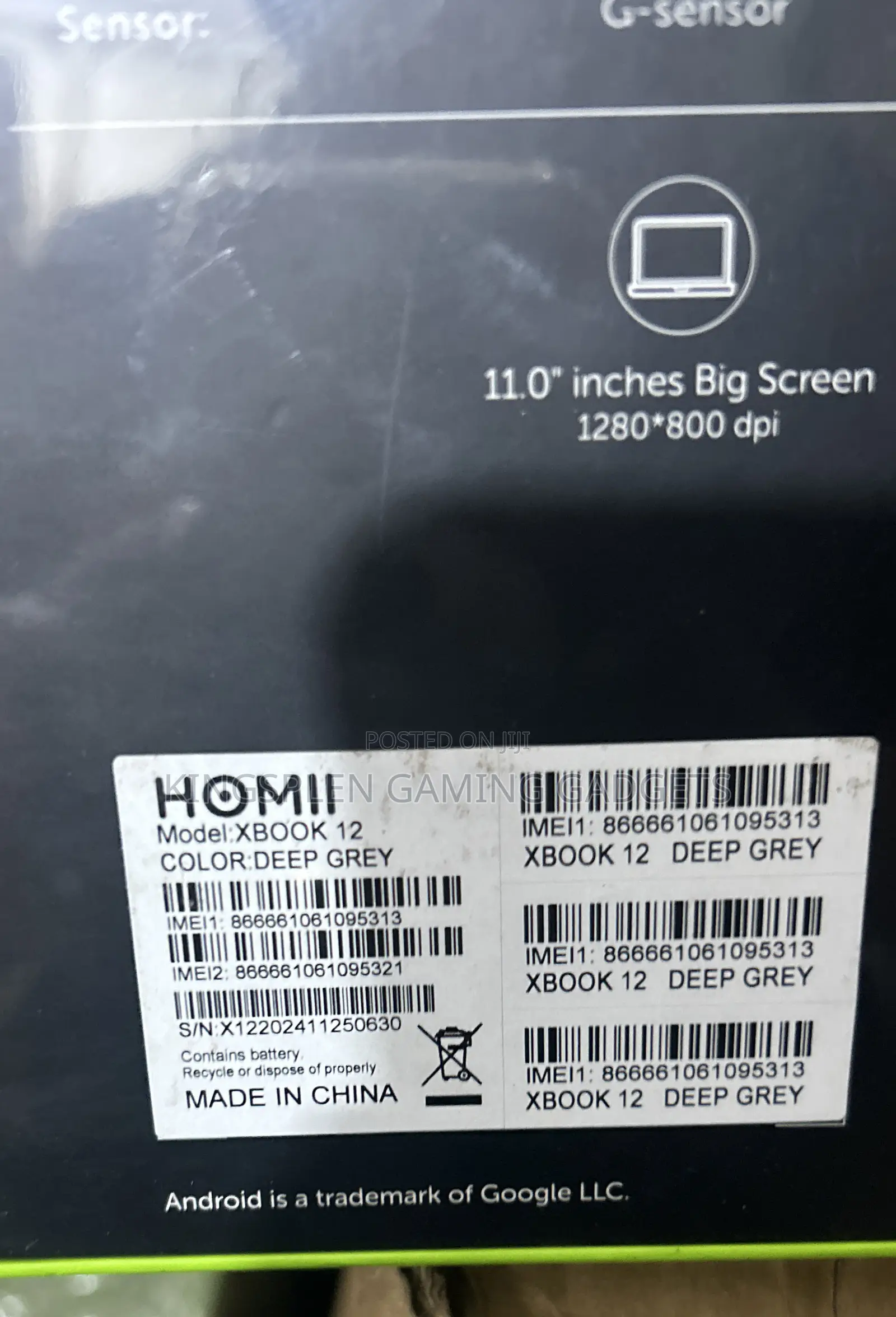 New Tablet 128 GB Gray