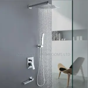 Chrome Concealed Shower Mixer