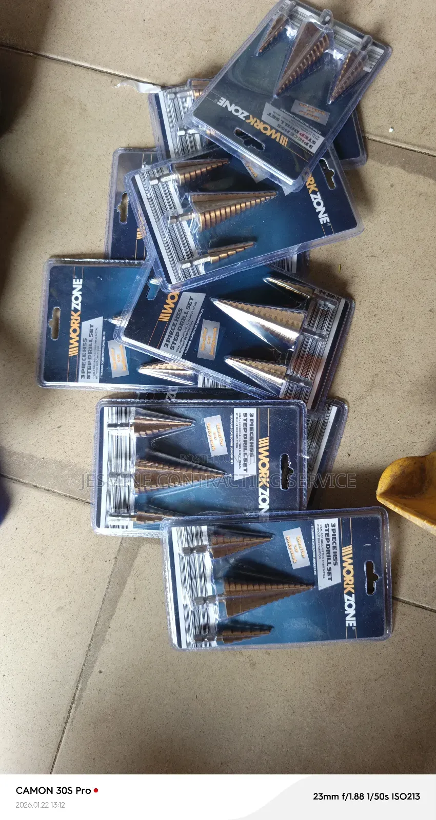 Conical Cutter Also Called Step Drill Set