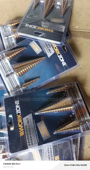 Conical Cutter Also Called Step Drill Set