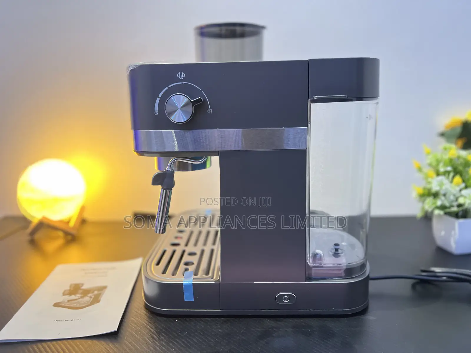 Shaqra Professional Espresso Coffee Machine With Grinder