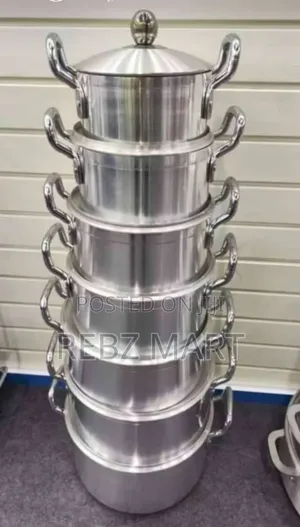 7pcs Strong Aluminum Pot Set