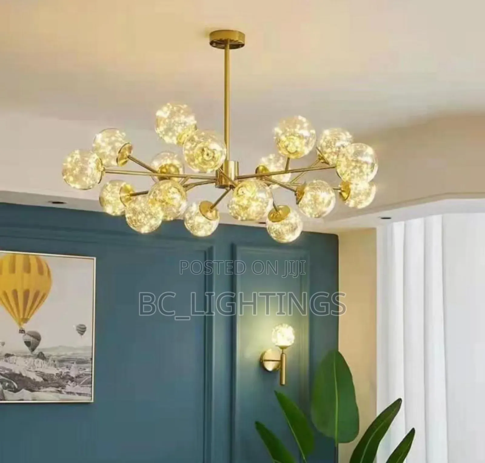 Modern Nordic Glass Chandelier Light
