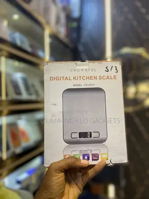 Crownful Digital Kitchen Scale (High Precision, Stainless Steel