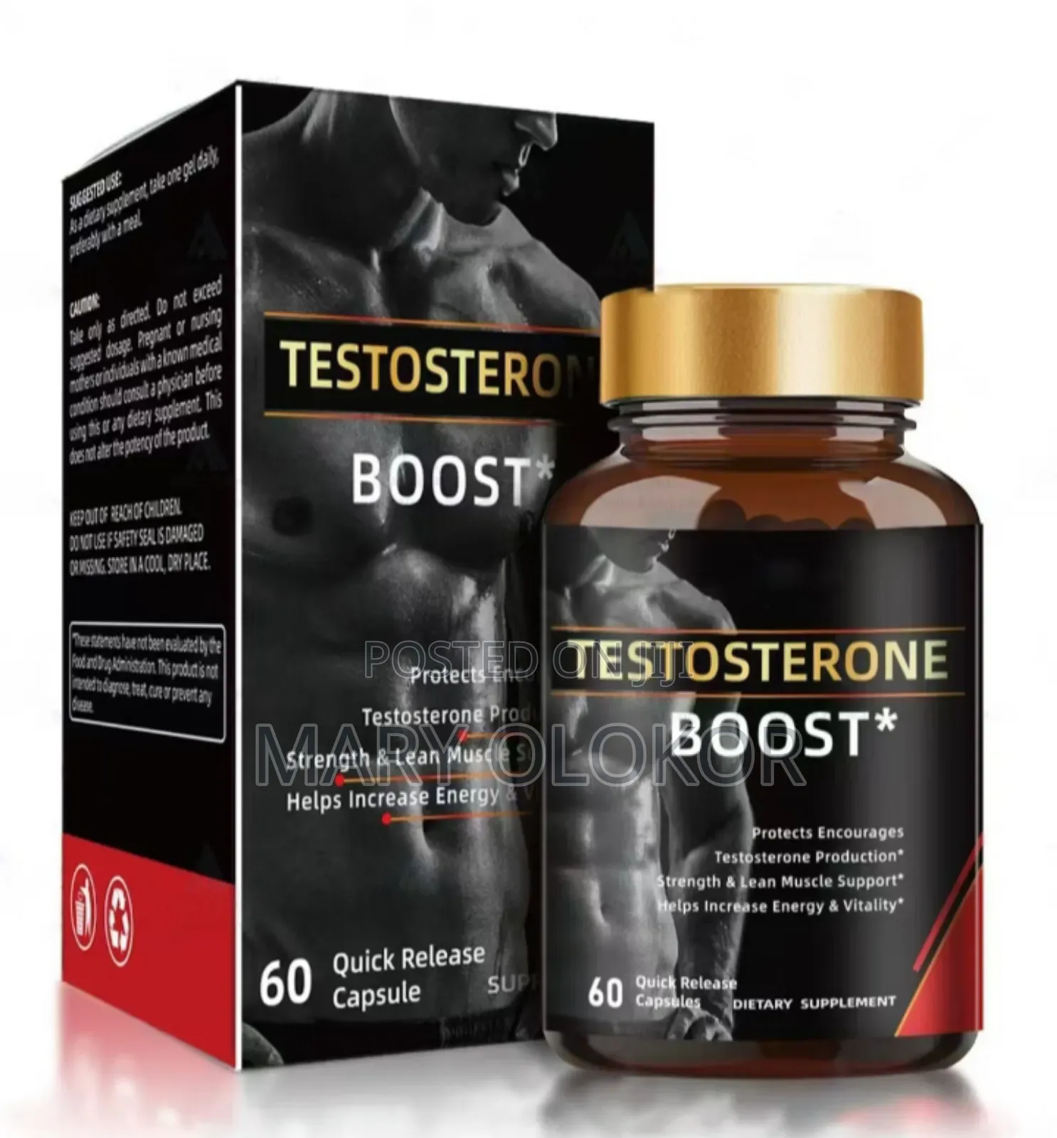 Testosterone Boost Capsules 1400mg