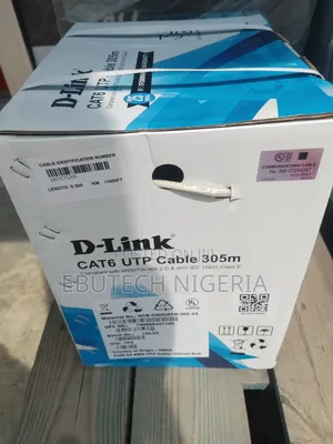 Dlink Cat6 Utp 24awg Pure Copper 305m Network Cable