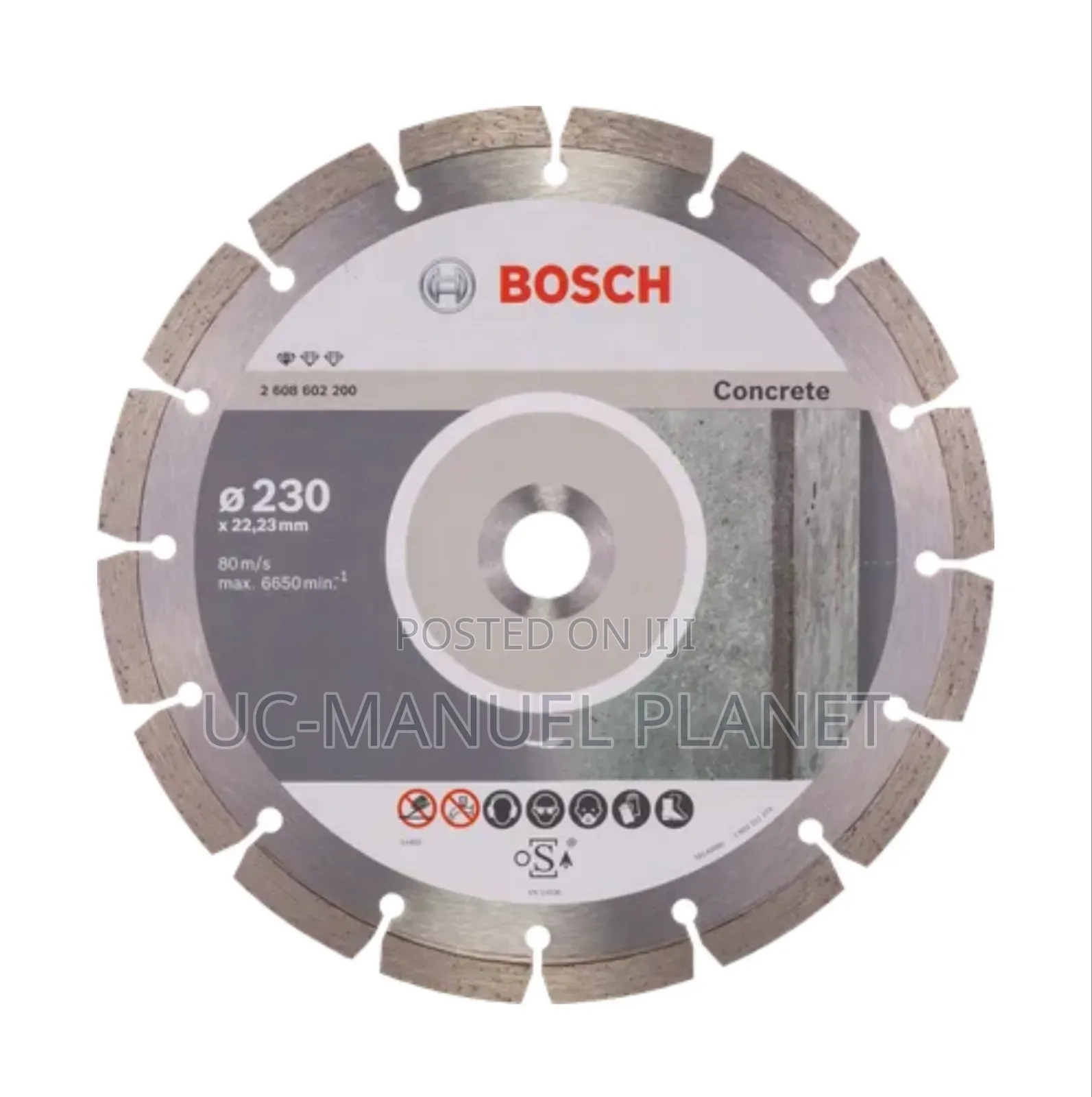 9" Bosch Concrete Disc