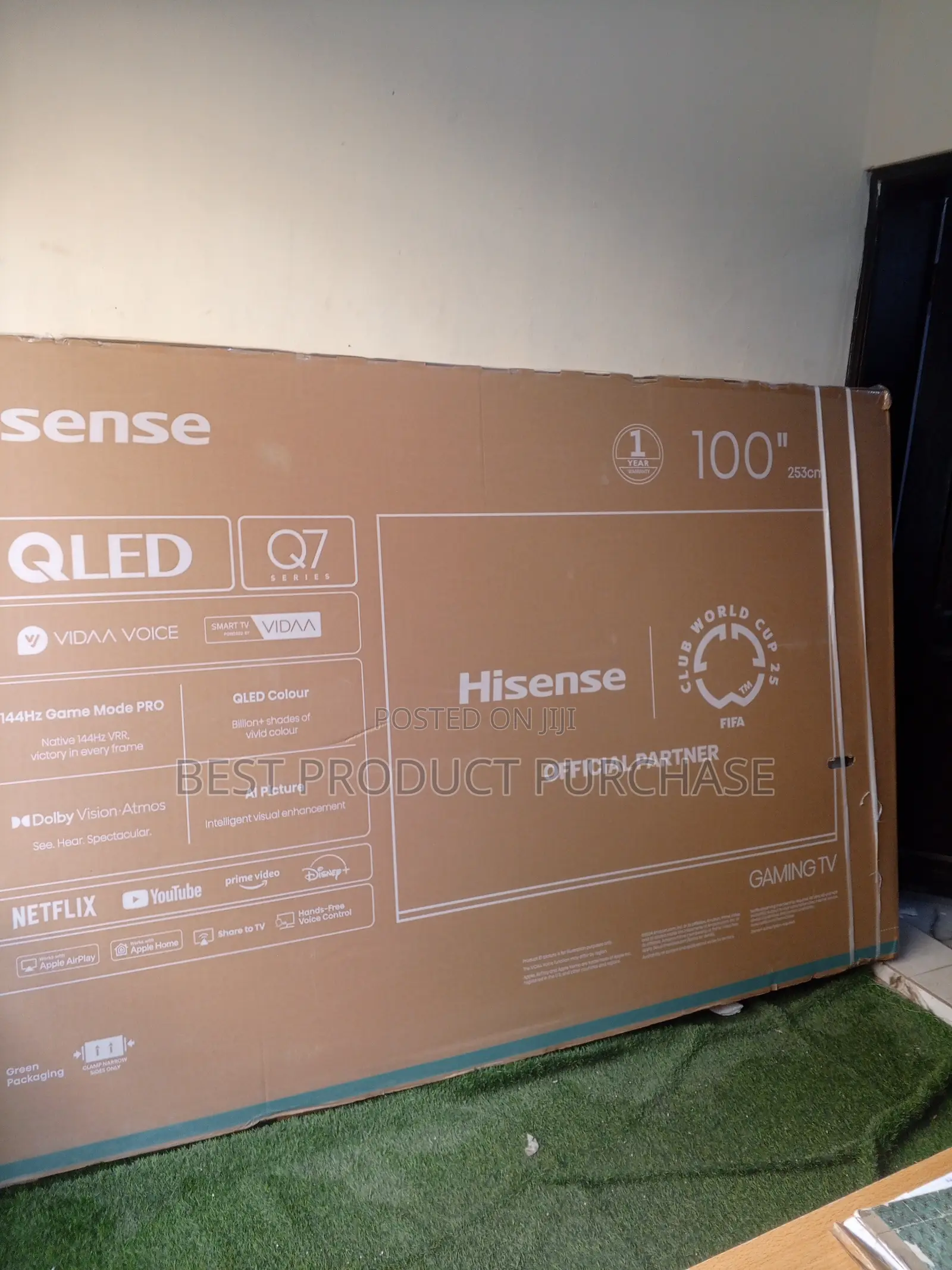 Large Screen Hisense Smart Tv – 100”