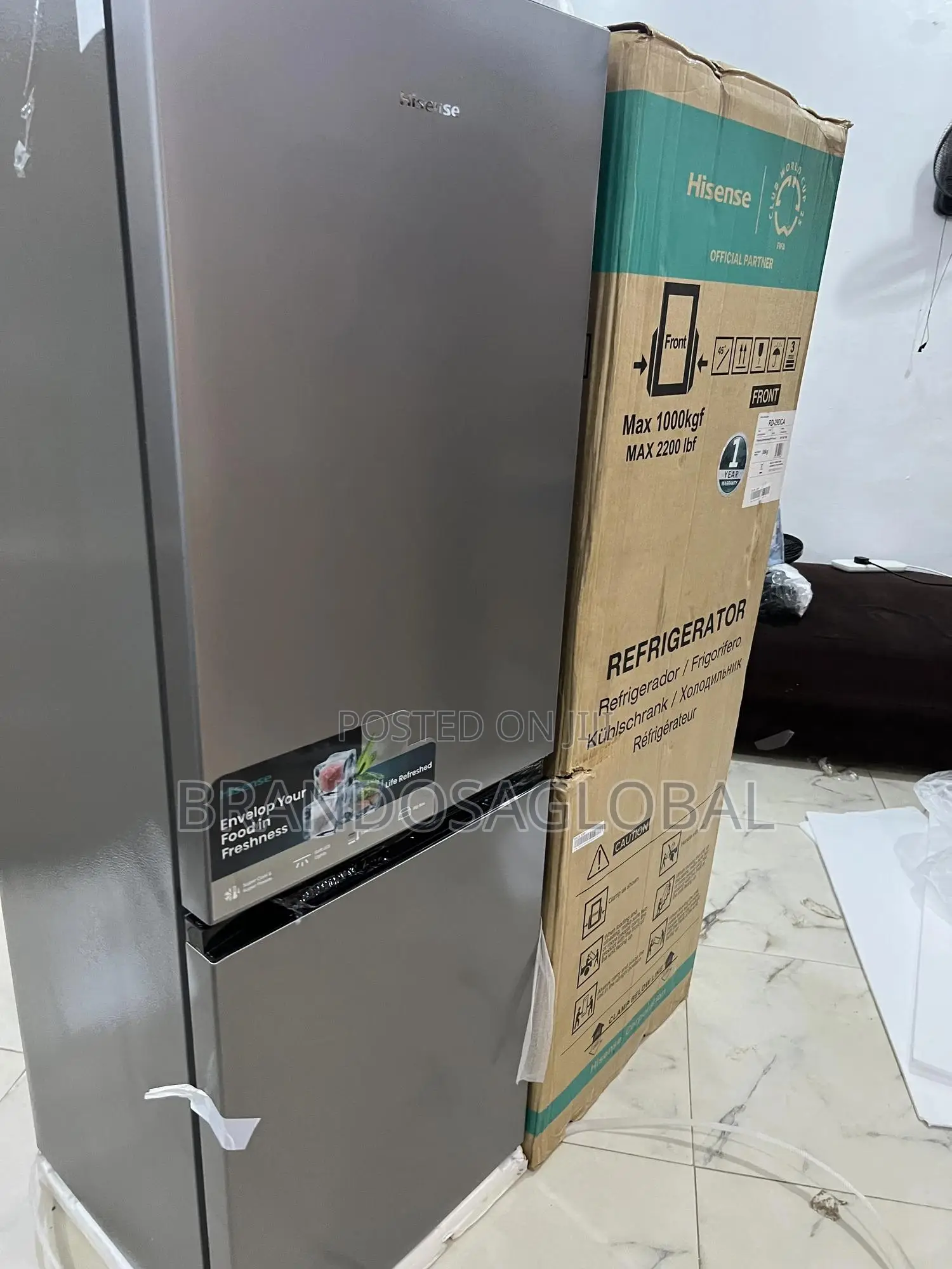 Hisense Long-Lasting 225 Litre Refrigerator (Ref 29dca)