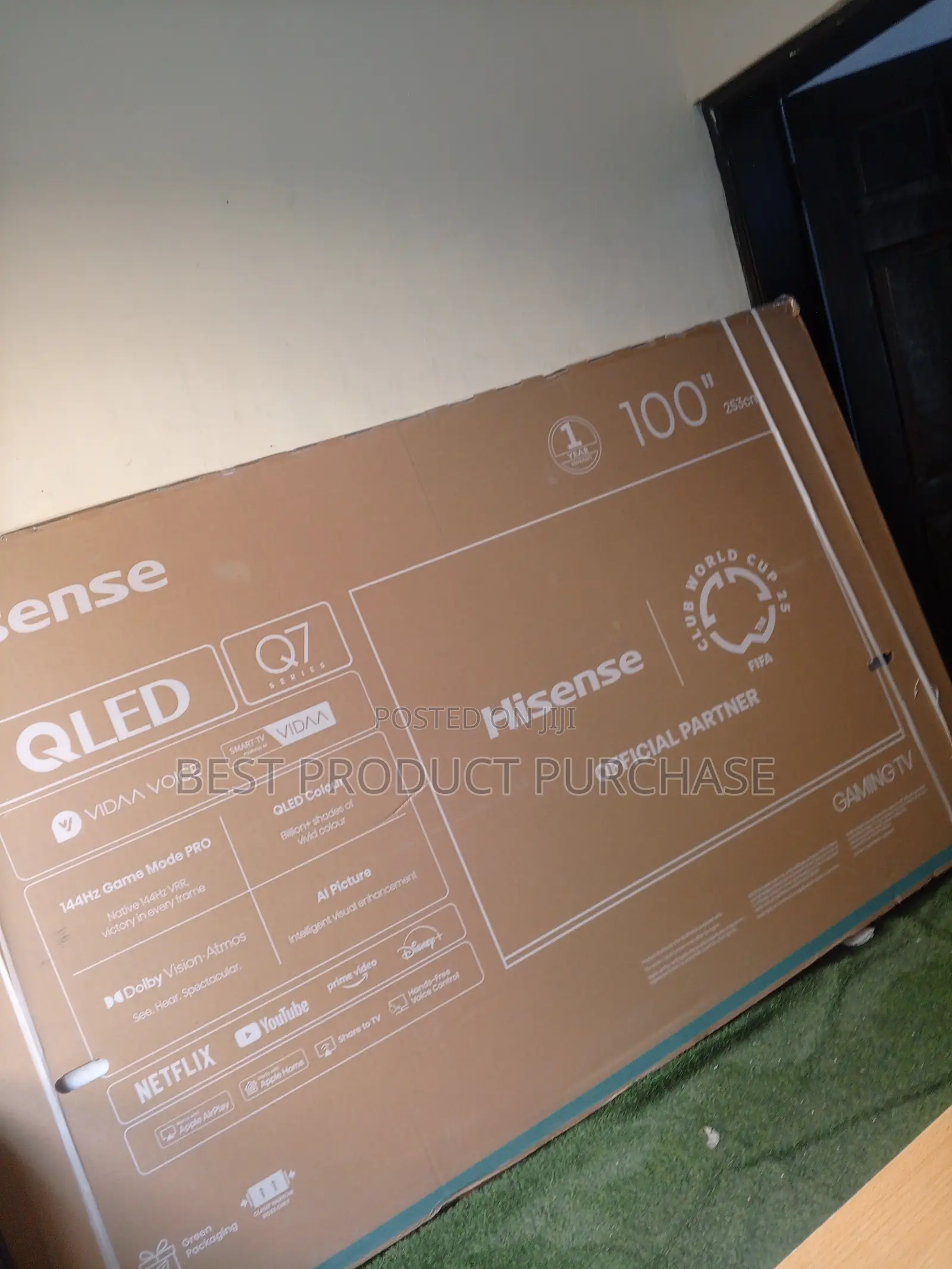 Hisense 100” Wide Screen Smart Tv