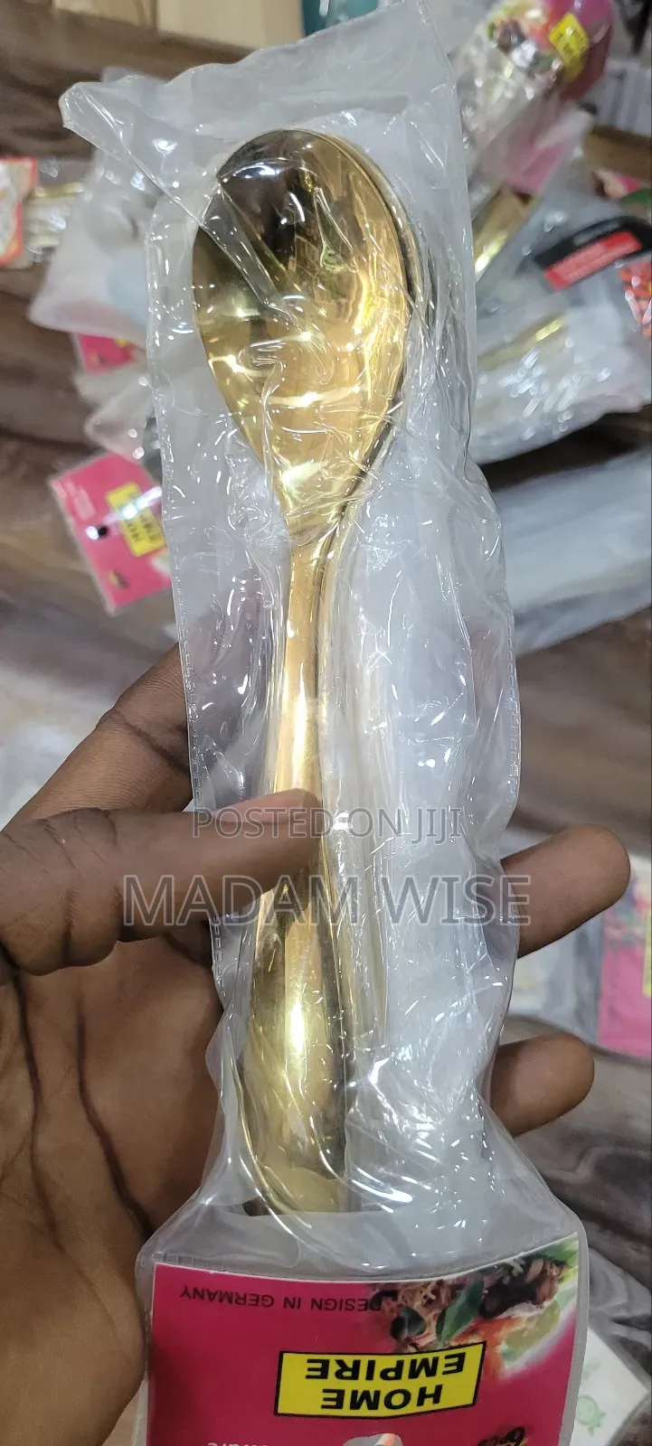 Stainless Steel. Tableware.Spoon, Fork . Available in Gold and Silver.