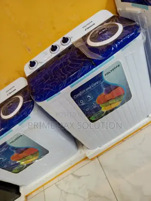 Polystar 9kg Twin Tub Washing Machine – Powerful Wash Spin