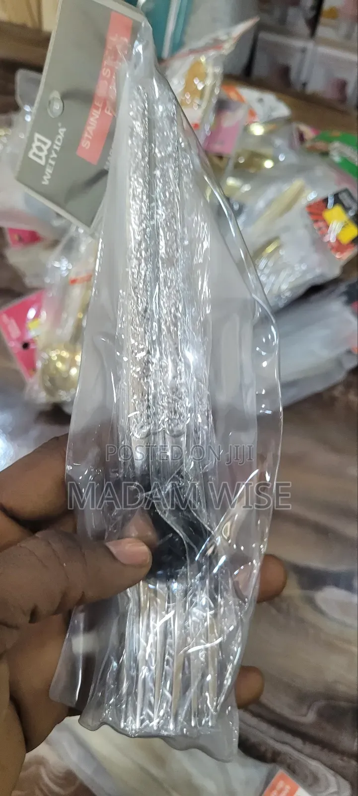 Stainless Steel. Tableware.Spoon, Fork . Available in Gold and Silver.