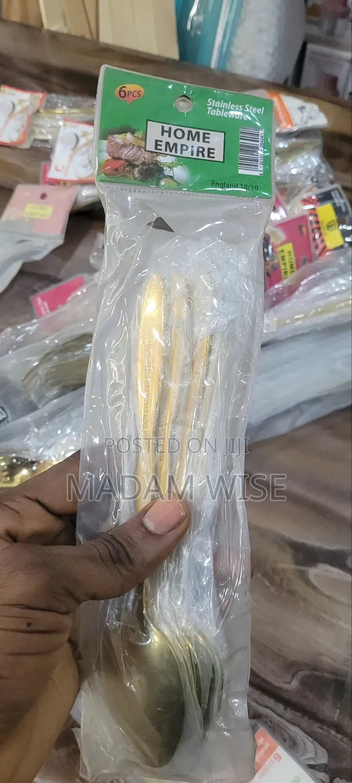 Stainless Steel. Tableware.Spoon, Fork . Available in Gold and Silver.