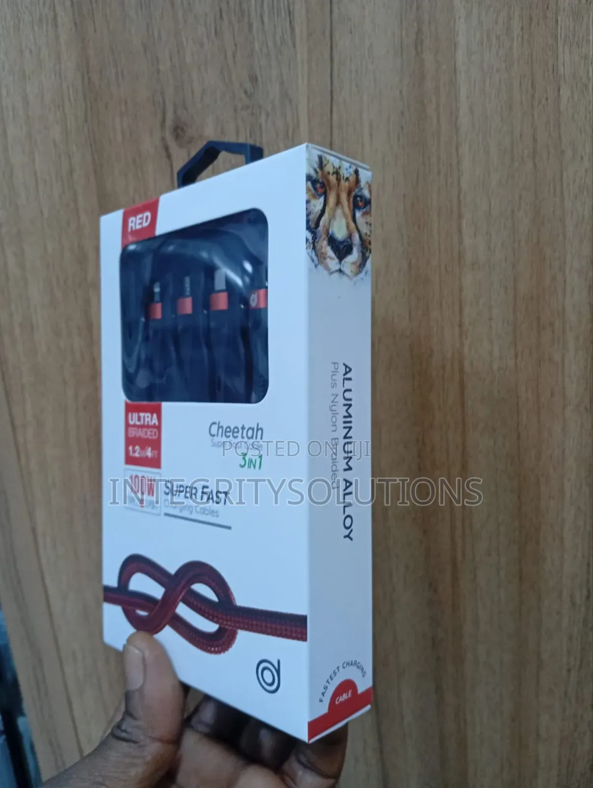 Super Fast Charging Cable.Red Ultra 100w