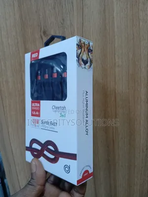 Super Fast Charging Cable.Red Ultra 100w