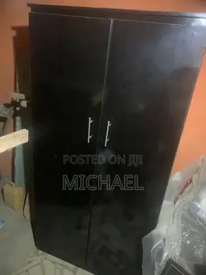 Two Door Wardrobe With Shelves