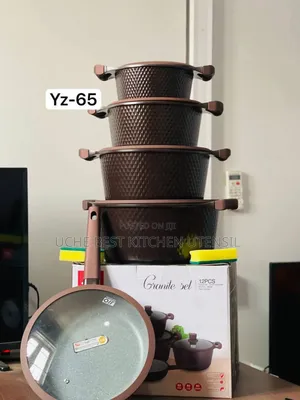 Jio Granite Pot By10pcs With Frying Pan Very Strong and Quality Pot