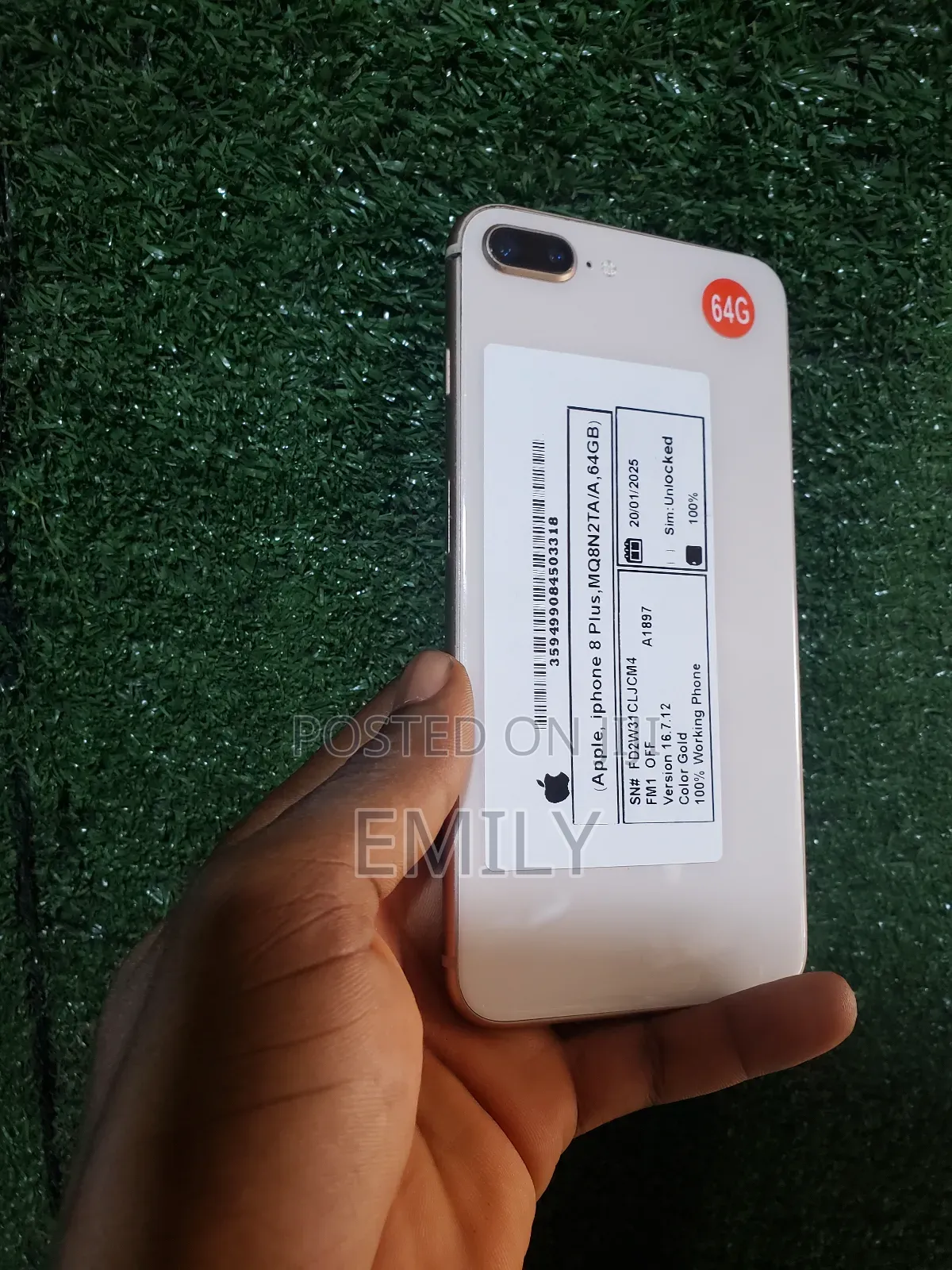 Apple iPhone 8 Plus 64 GB Gold