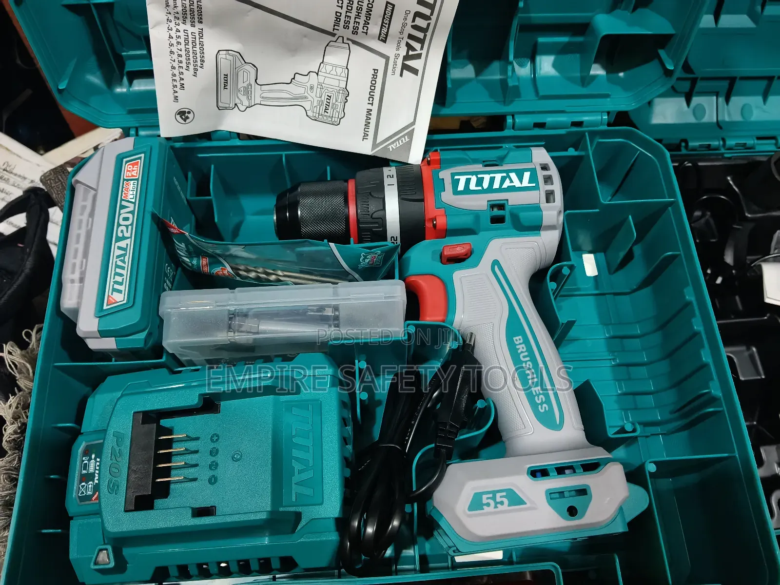 Total 55n.M Brushless Drill