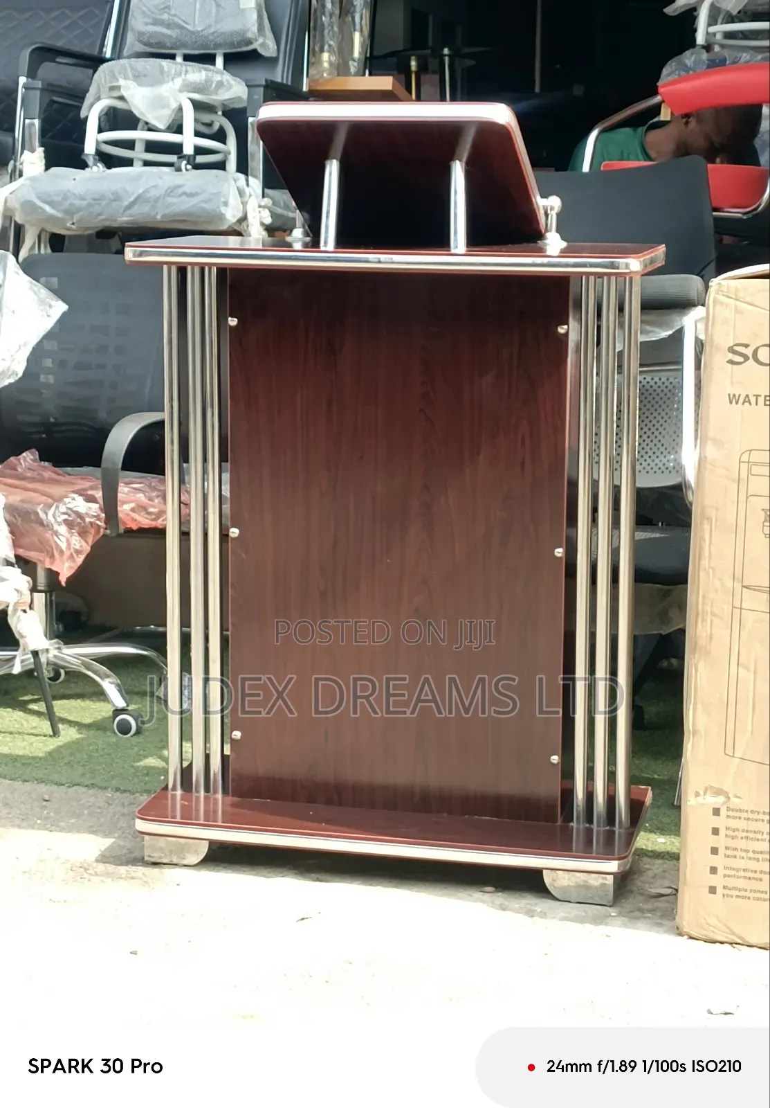 Classic Wooden Pulpit