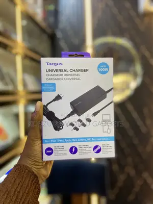 Targus 90w Universal Laptop Charger for Hp, Dell, Lenovo, Acer, Asus