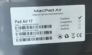 New MacPad Air Air 16 1 TB Gray