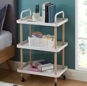 Movable Trolley Storage Rack