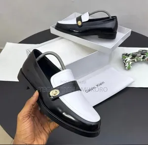 Calvin Klein Glossy Leather Men's Flat Shoes