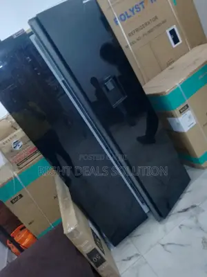 Hisense Black Inverter Side-by-Side Fridge