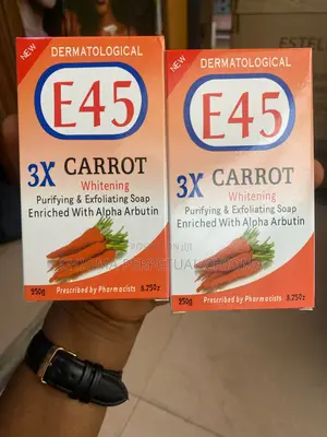 E45 3x Carrot Whitening Soap