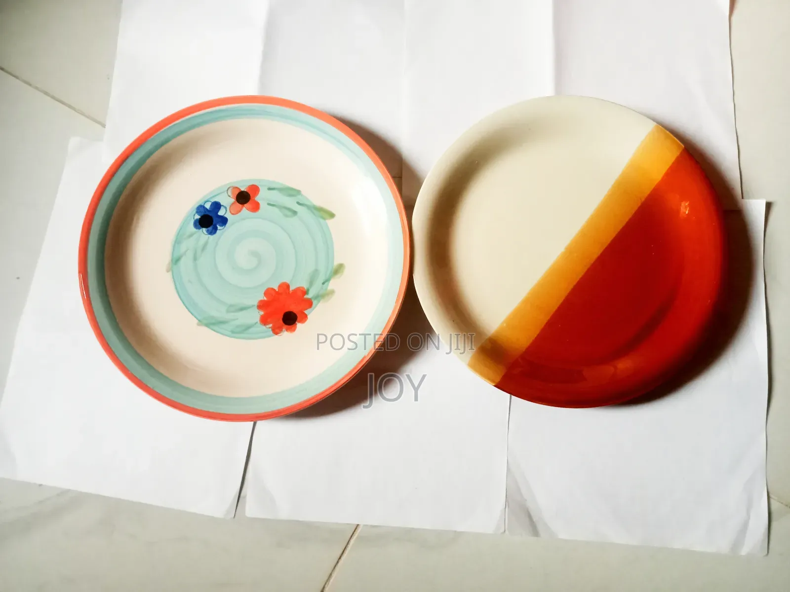 12 Pieces Flat Breakable Plates Per Dozen