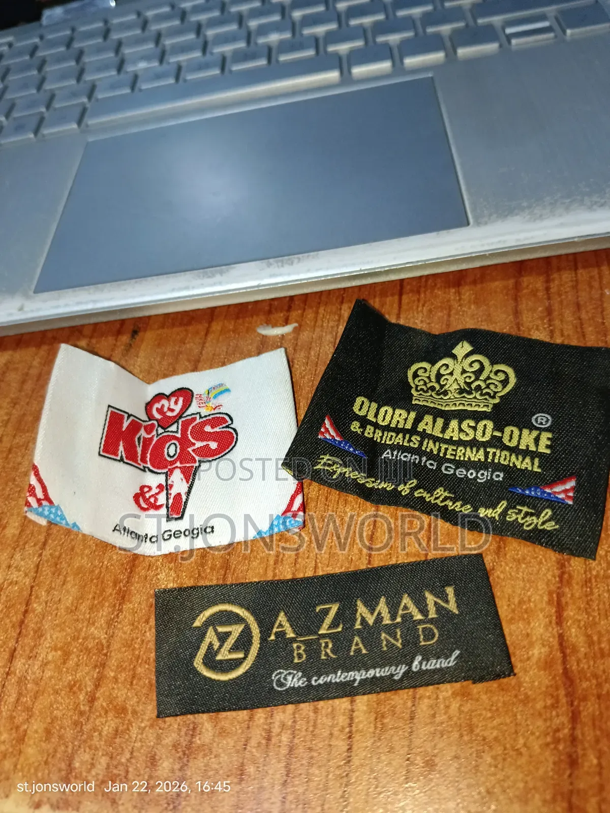 Woven Clothing Label Tag