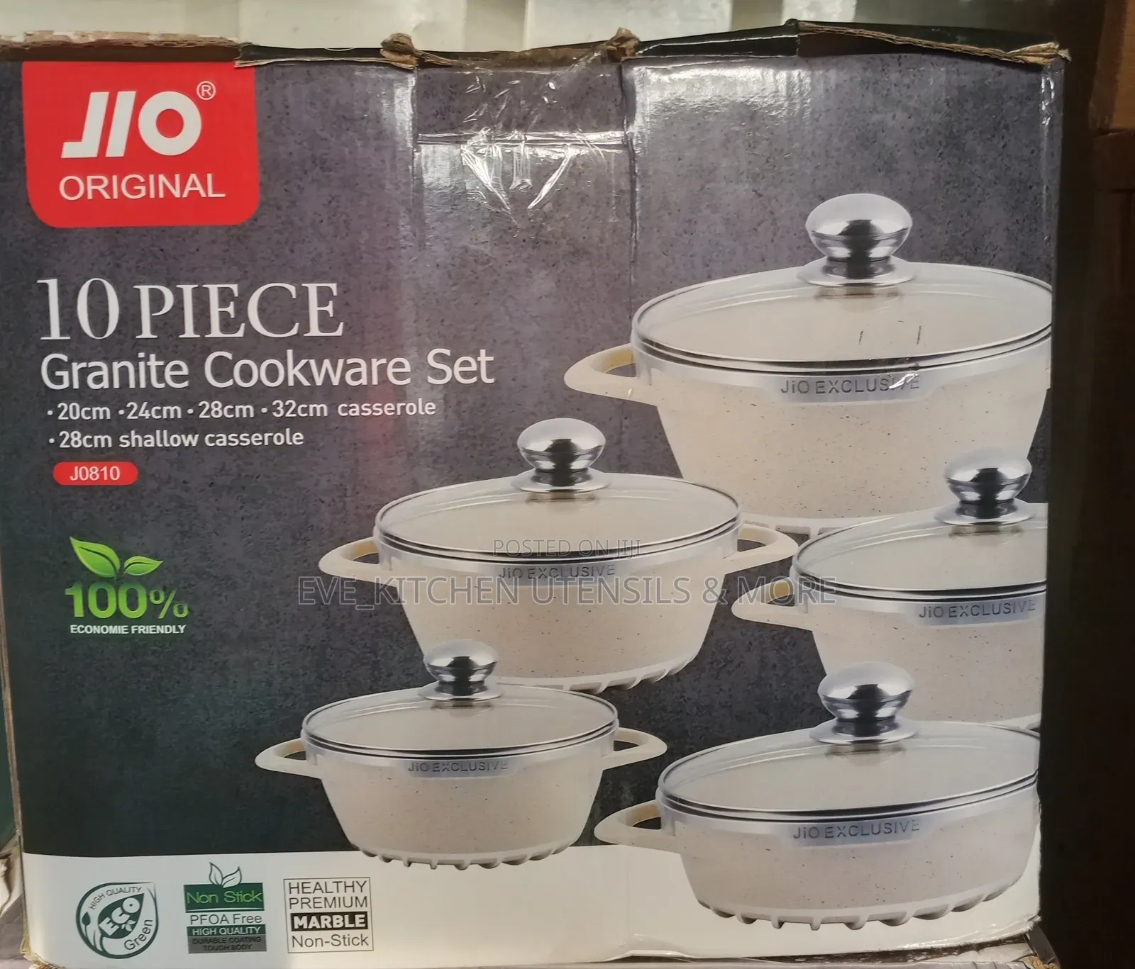Jio Original Granite Cookware Set