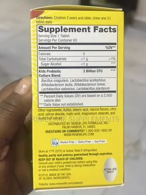 Renew Life Kids Probiotic