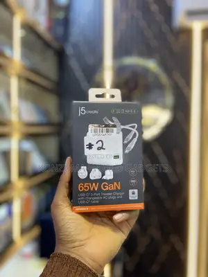 J5create 65w Gan Usb-C Fast Charger – 3 Port Laptop Phone Charger