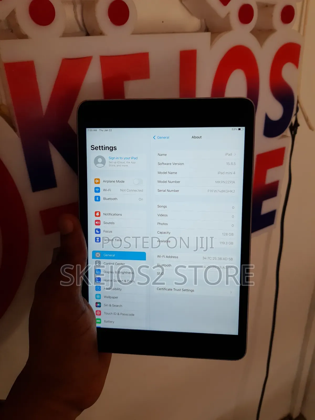 Apple iPad mini 4 128 GB Silver