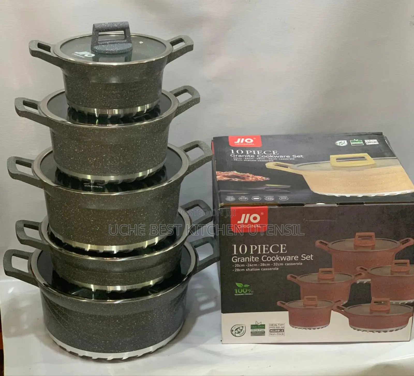 10 Pieces Jio Granite Pot