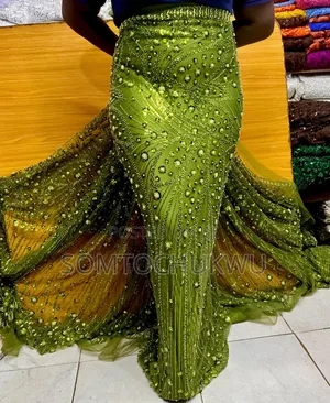 Hand Beaded Lace