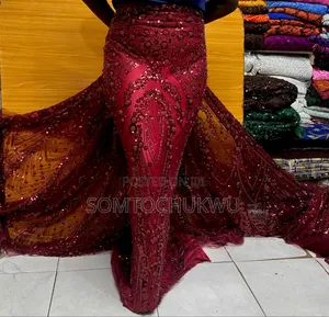 Hand Beaded Lace