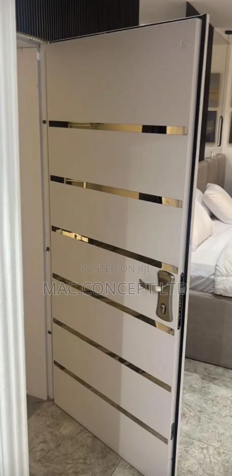 White Israeli Door
