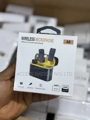 A8 Wireless Collar Vlog Show Microphone With Anc