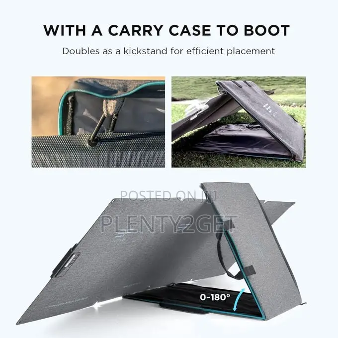 Ecoflow 110w Portable Solar Panel for Power Station, Foldable Solar