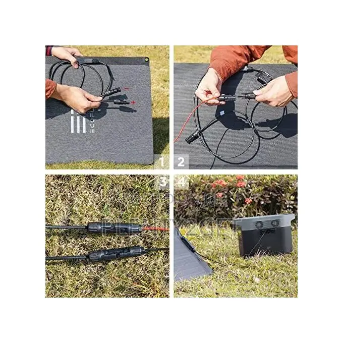 Ecoflow 110w Portable Solar Panel for Power Station, Foldable Solar
