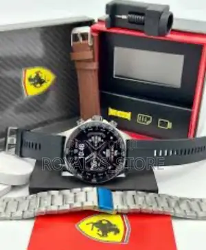 Ferrari Touch Screen Smart Watch With 3 Unique Strap