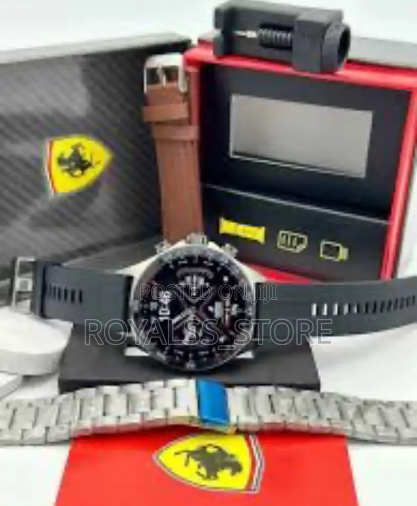 Ferrari Touch Screen Smart Watch With 3 Unique Strap