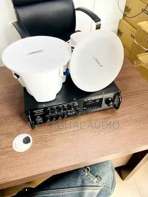 2 Bose and Amplifier Ceiling Speaker Setup
