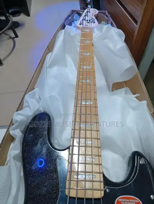 Five String Fender Squeir Jazz Bass Guitar