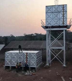 Pressed Steel Braithwaite Water Tank And Stanchion Fabrication