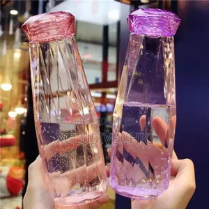 500ml Diamond Creative Frosted Transparent Bottle